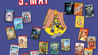 Werbebild Gratis Comic Tag mit vielen kleinen Comiccovern