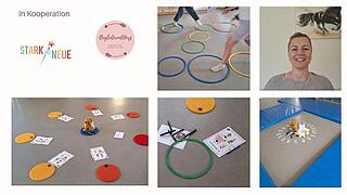eine bunte Collage