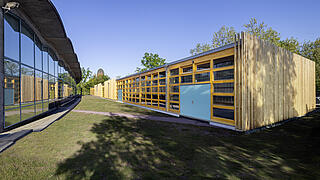 Foto mit Außenansicht des AGB PopUp