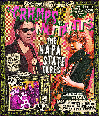  Front-Cover der Blu-ray The Cramps and the Mutants The Napa State Tapes