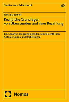 Cover des Buches : Rechtliche Grundlagen von Überstunden und ihrer Bezahlung