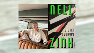 Buchcover von "Sister Europe" und Porträt von Nell Zink