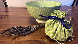 Ein Lavendelsäckchen