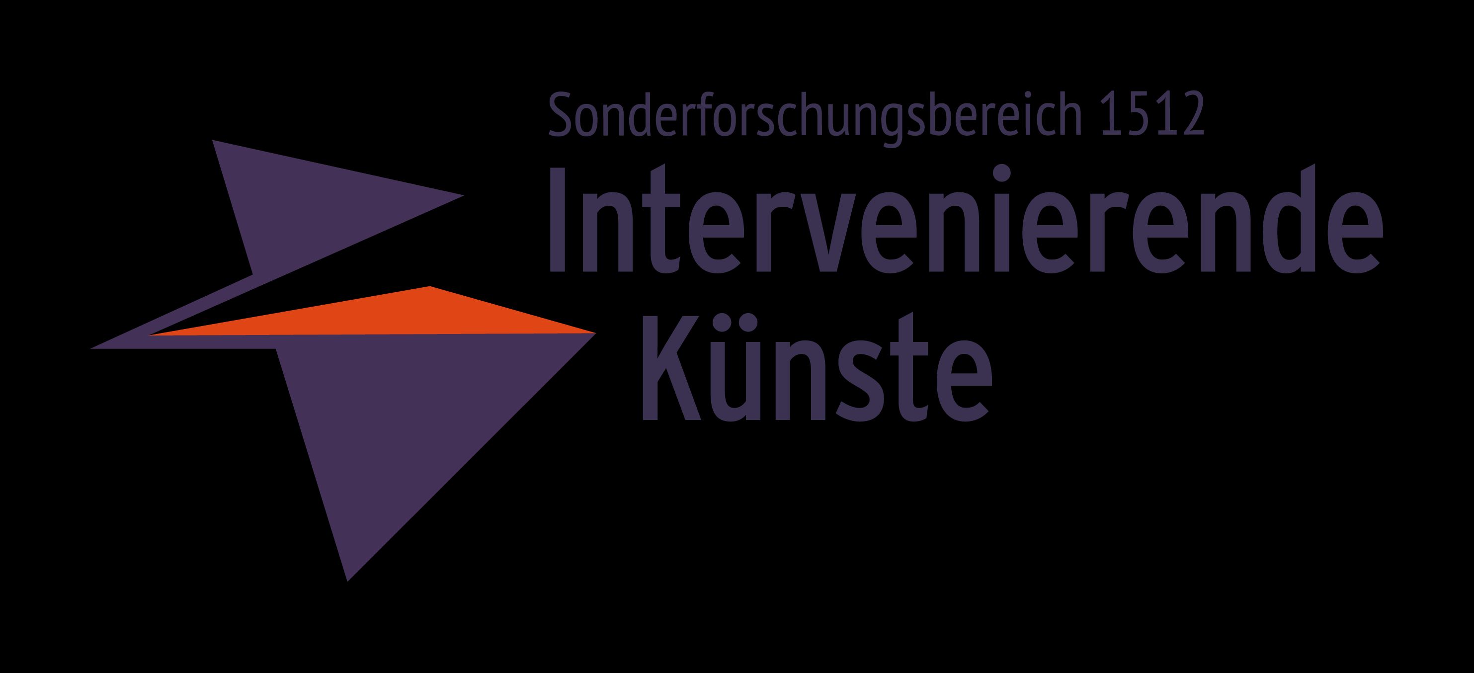 Logo des Sonderforschungsbereichs Intervenierende Künste.