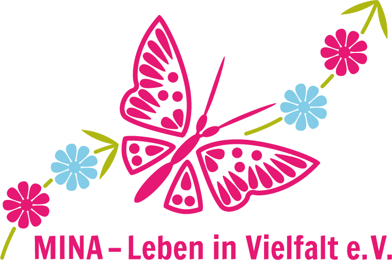 Das Logo der MINA e.V. ist ein sehr schöner Schmetterling